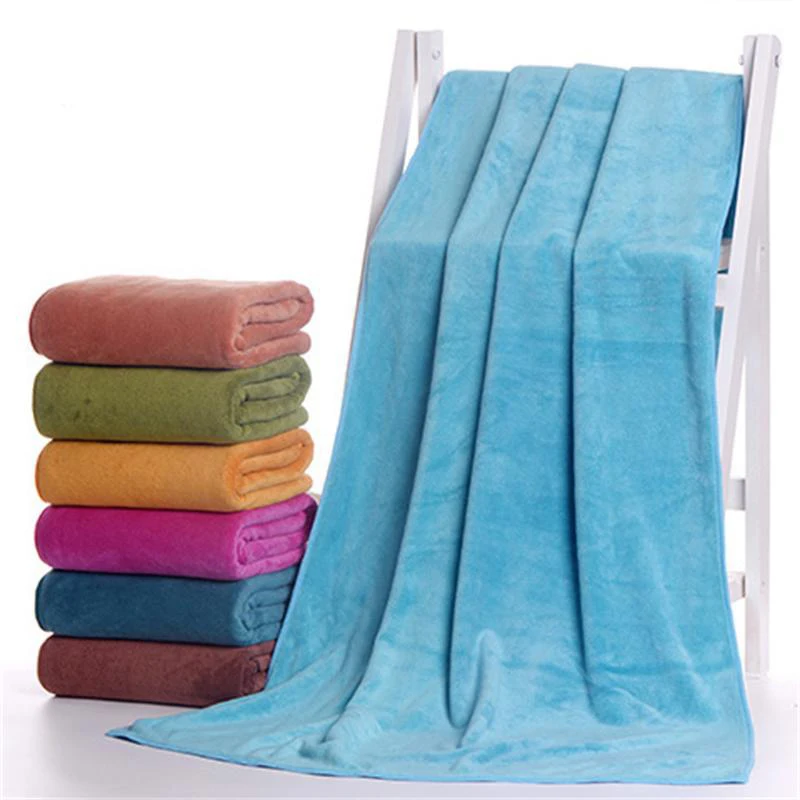 

Microfiber Bath Towel Super Large Absorbent Soft Fast Drying Towel Multipurposed for Travel Sports Spa Swimming Massage Beauty