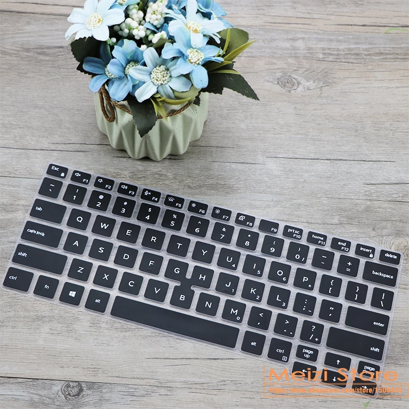 silicone Laptop Keyboard Cover Skin For Dell Latitude 7400 9410 2-in-1 Business Laptop   5400 5401 7400 2-in-1 14 inch