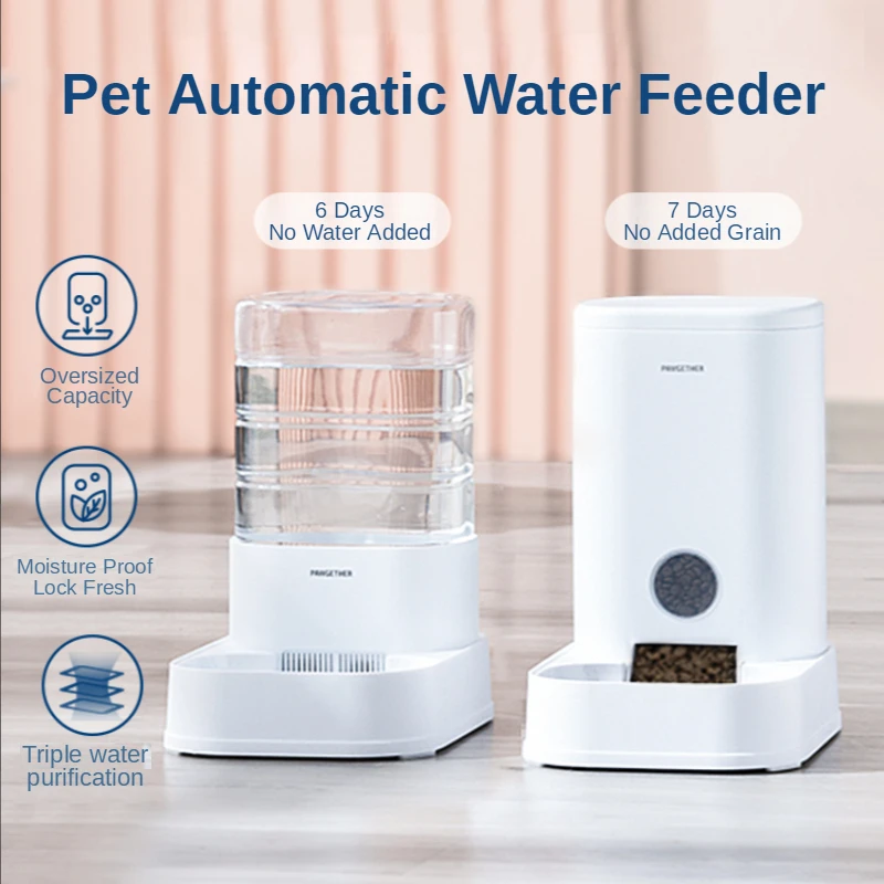 

Pet Feeder Cat Water Dispenser Control Water Leakage Flow Unplugged Automatic Gravity Water Feeder for Cats and Dogs Dog Bowl