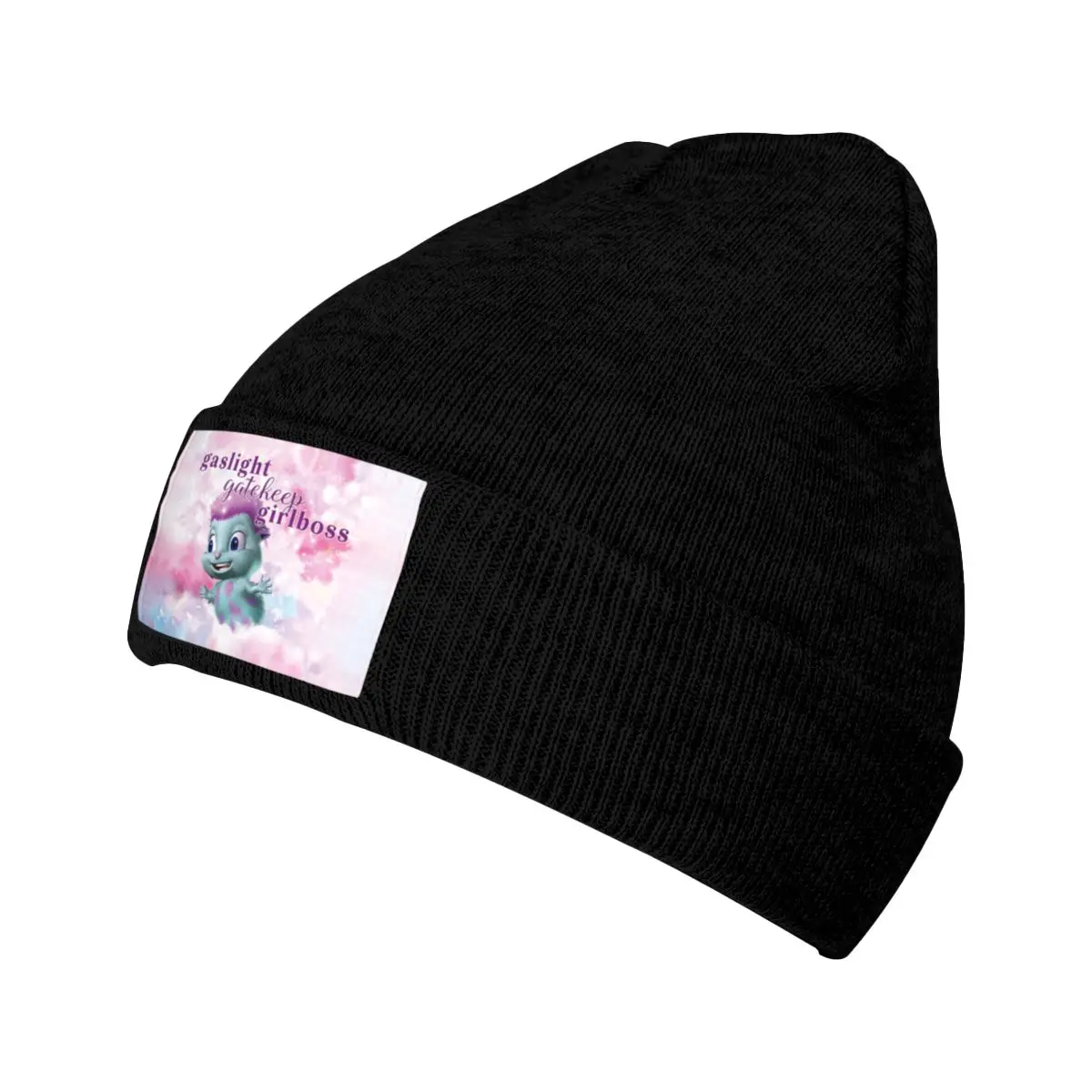 Gaslight Gatekeep Girlboss Bibble Bonnet Hats Street Knitted Hat For Men Women Warm Winter Skullies Beanies Caps