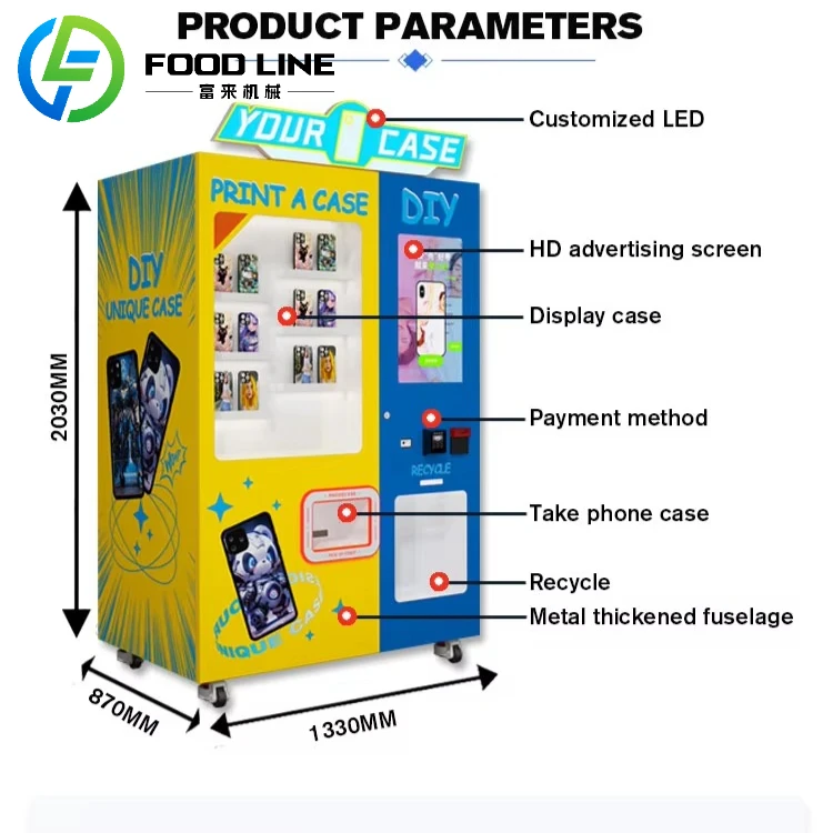 DIY Smartphone-Hülle, Verkaufsautomat, Selbstbedienung, individuelle Abdeckung, Kiosk mit mehreren Design-Optionen verfügbar