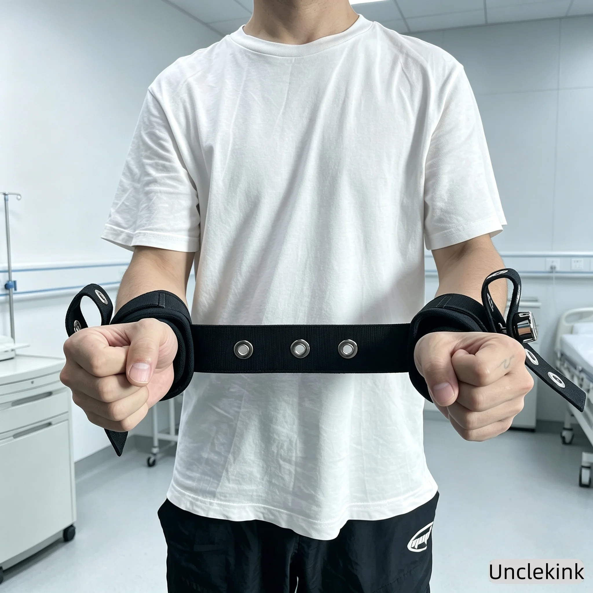 Medical Wrist Restraint Straps, Adjustable Hospital Bed Patient Hand Restraint Cuffs, Soft Limb Control Fixed Belt for Patients