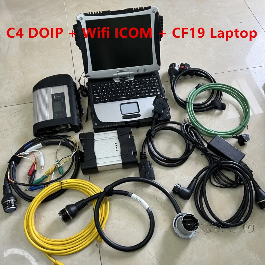 

For BMW ICOM WIFI Next Diagnostic Tool and DOIP C4 MB Star SD Connect C4 Auto Scanner with CF19 8gb Laptop