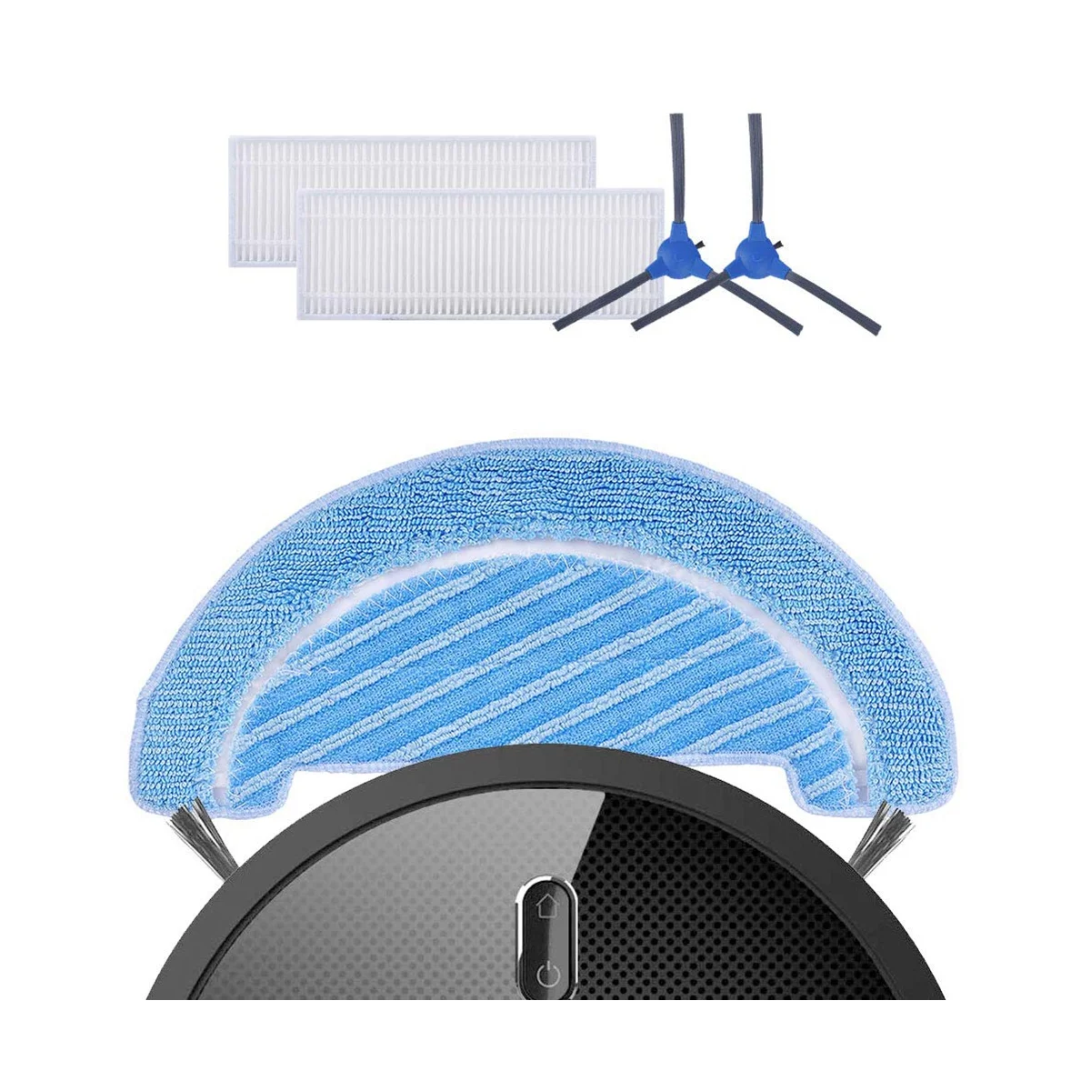 Filtro HEPA de Cepillo Lateral de cepillo principal Compatible con accesorios para aspiradoras Conga 1090