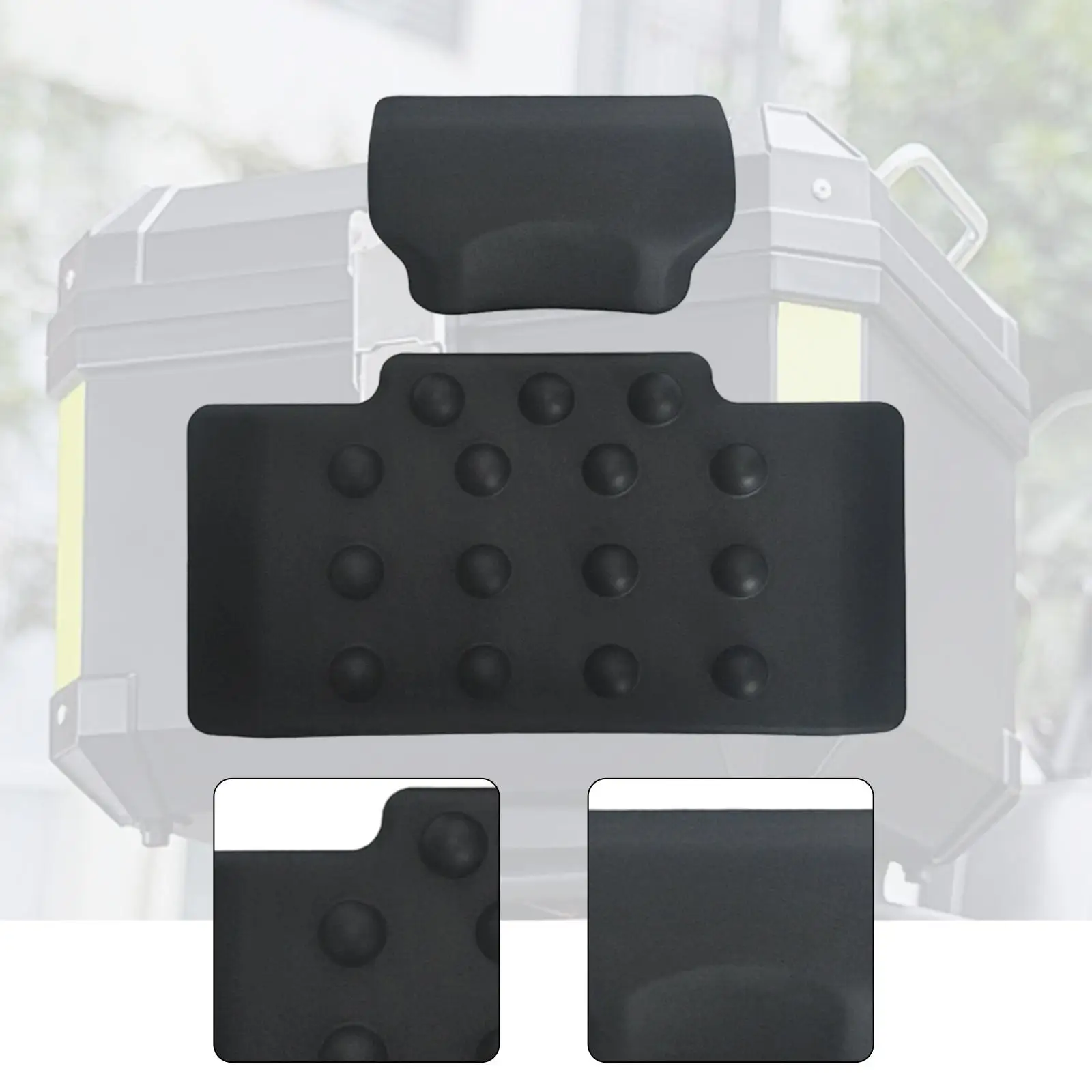 Motorcycle Trunk Backrest,Passenger Backrests Back Pad,Soft,PU,Shockproof,Rear Top Luggage Case Box Cushion Pad,for Travel Motorcycle Trunk Backrest,Passenger Backrests Back Pad,Soft,PU,Shockproof,Rear Top Luggage Case Box Cushion Pad,for Travel