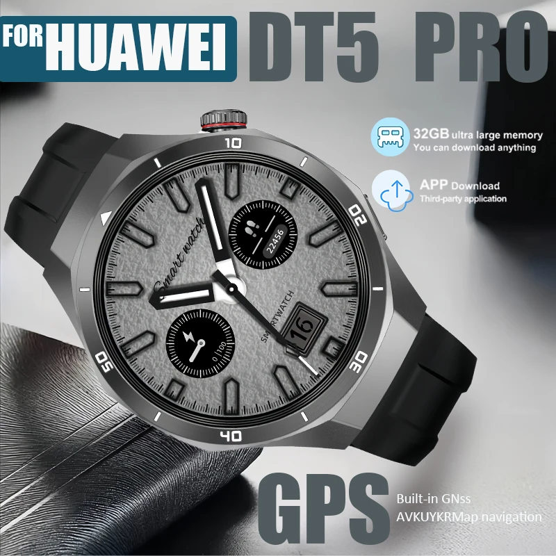 

2025 NEW Fashion Men 32GB Big Memory GPS Precise Navigation Fashion Smart Watch APP Download TWS 3D Menuf HD Bluetooth Call