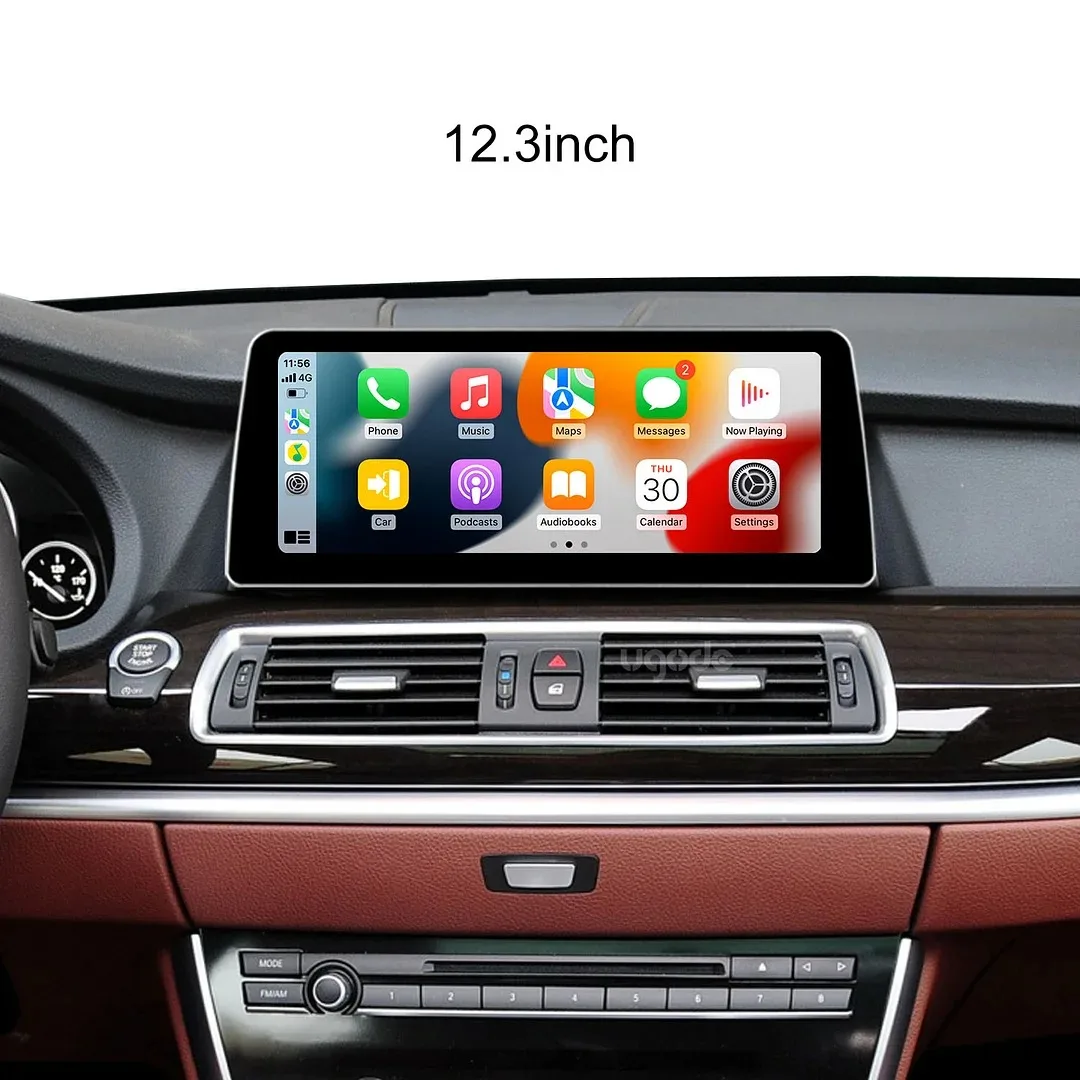 Ugode Android13 Qualcomm Snapdragon 680 Wireless CarPlay Screen for BMW 5 Series GT F07 2010-2017 Car Multimedia Player GPS Navi