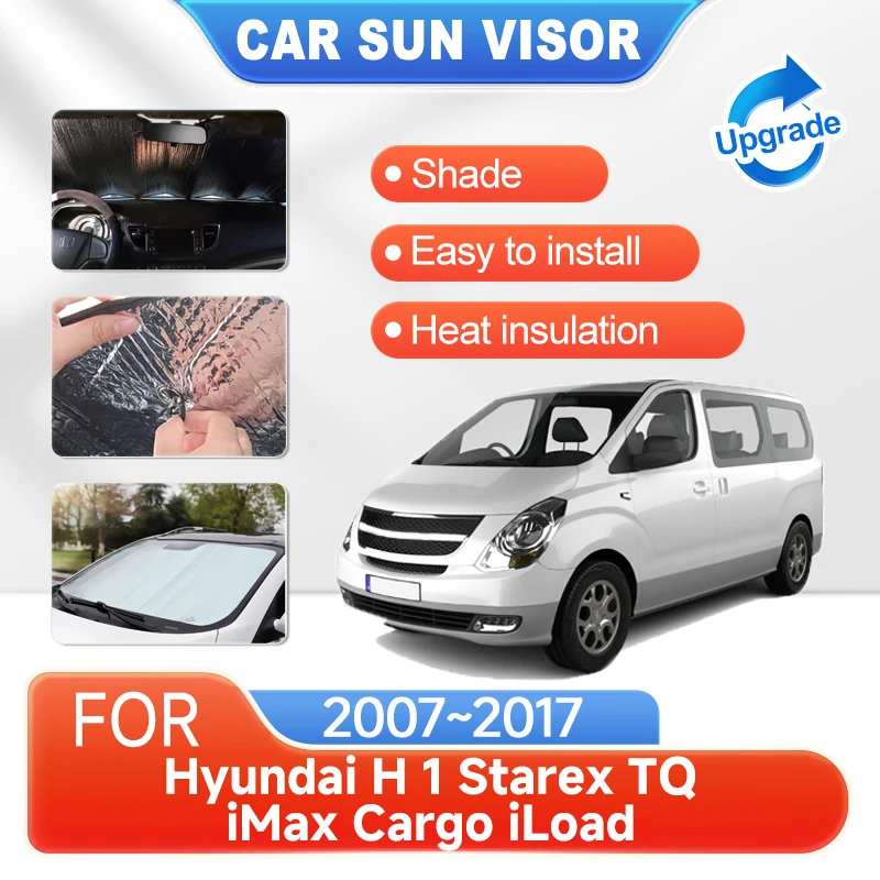 Auto Copertura Completa Tende Da Sole Per Hyundai H 1 Starex TQ iMax Cargo iLoad 2007 ~ 2017 Finestra di Protezione Finestra Visiera Copertura