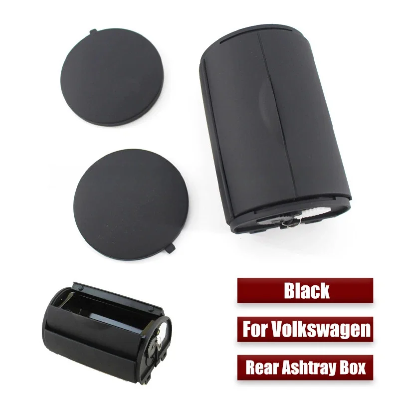 

1J0 863 359 E 1J0 857 962 H 1J0857962H Black Plastic Rear Ash Tray Bin Ashtray & Side Cover For VW Bora Jetta Golf MK4