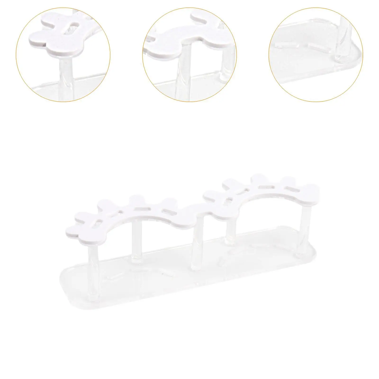 Porta pinzette per salone Supporto per pinzette per ciglia a 8 fori per toeletta