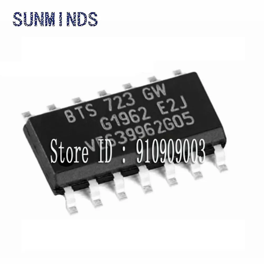 10PCS/lot BTS723GW BTS723 BTS 723 GW SOP14 Bridge driver switch IC Chips