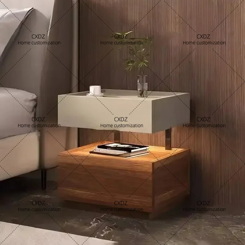 XX Table Simple Storage Bedside Luxury Trendy Night Table Modern Premium Comodini Camera Letto Bedroom Furniture
