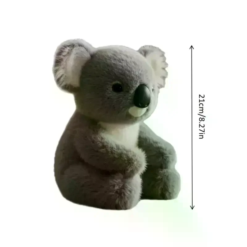 Coala bonito brinquedo de pelúcia macio animal de pelúcia boneca que imita movimentos naturais suporte emocional cura presente para todas as idades
