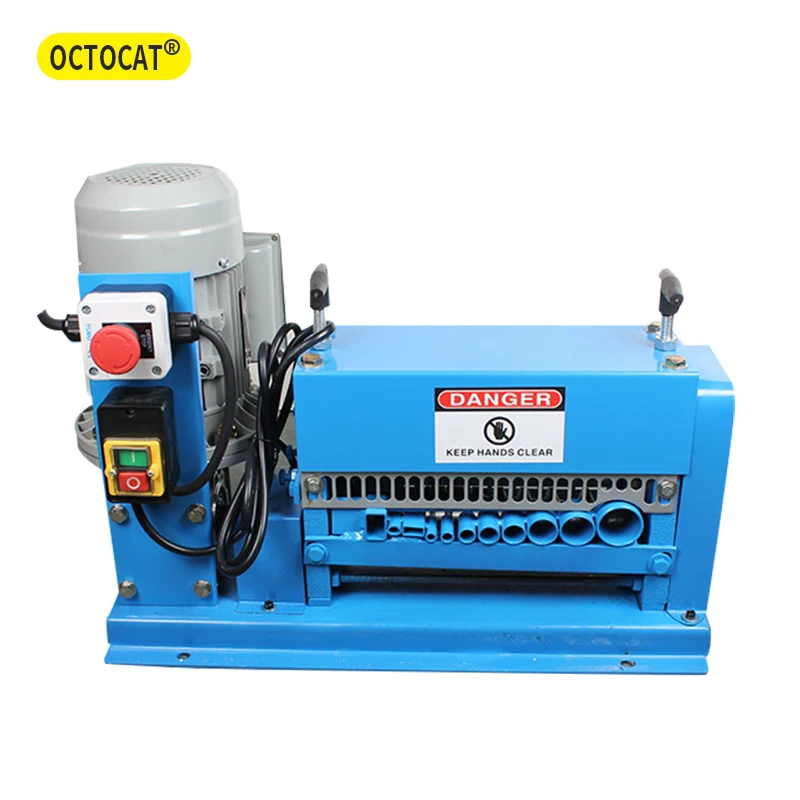 1.5-38mm Wire Stripping Machine,single-knife Porous Small Waste Cable Wire Wrapped Aluminum Wire Wire Pulling Peeling Machine