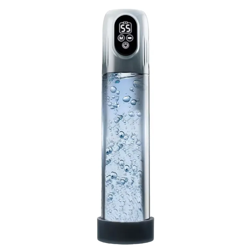 Water Penis Pump Factory Electric Vacuum Penis Enlargement Hydro Pump With LCD Display Automatic Male Masturbator Sex Toy
