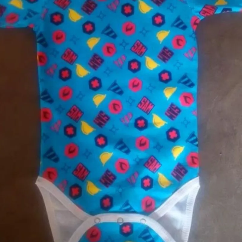 

Adult Cotton Bodysuit ABDL Diaper Onesie Pajamas Short Sleeves With Snaps Romper Soft Comfortable Jumpsuits Home Playsuits