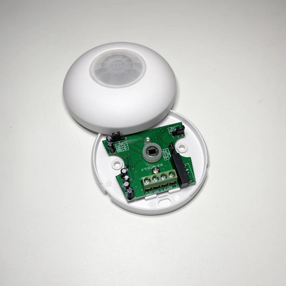 1Pcs Indoor 360° Ceiling PIR Motion Detector Movement Alarm Infrared Sensor Light Switch NC/NO Relay Output PNP/NPN Optional