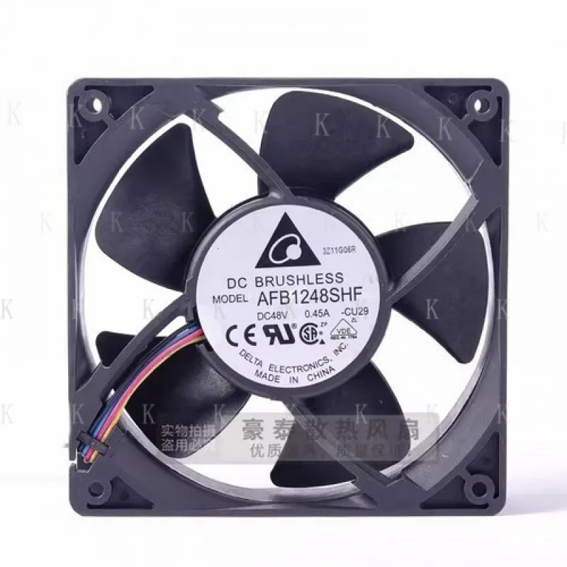 

C for Delta AFB1248SHF 12032 DC48V 0.45A 12CM 4-Wire Server Cooling Fan