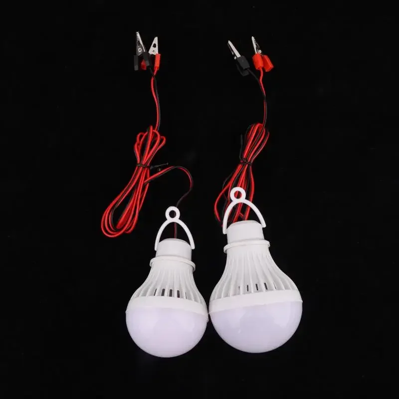 1Pcs 3W 5W 7W Light Bulb DIY Accessories Led Light Bulb DC 12V With 1.2m Wire Led Lamp For Home Decoration