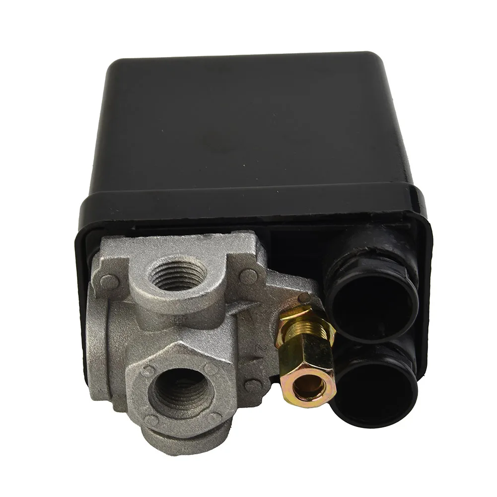 Air Compressor Pressure Switch 4 Port 1 4 Control Valve Replacement Parts 90-120 PSI 240V Air Compressor Tool Parts