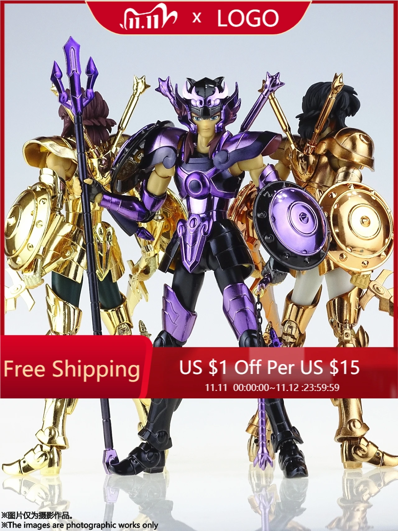 

MST Saint Seiya Myth Cloth EX Metal Libra Basalt Dohko With Dragon Shiryu Head Knights of the Zodiac Action Figure In Stock