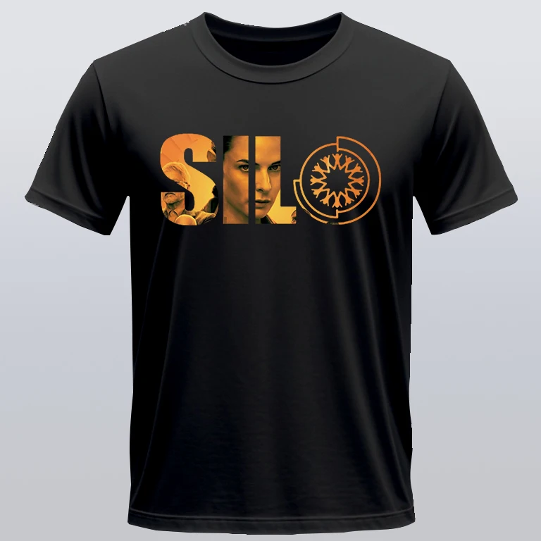 

Silo Season 2 TV Cotton Mens Clothing Graphic T Shirts Unisex Comfort Cotton Vintage Men Women Streetwear Tees Short Sleeve
