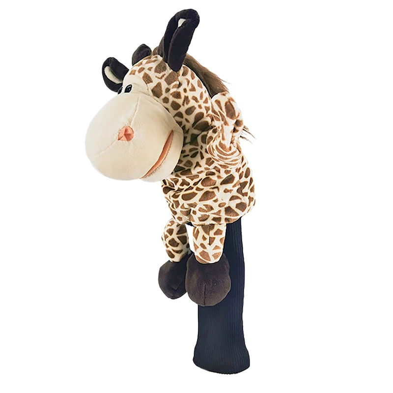 Top!-Animal Club Head Covers Golf Club Head Covers Cute Wood Golf Covers Giraffe Head Covers For Golf Club