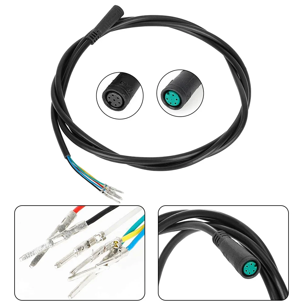 Data Cable, 5pin/6pin Connector, Designed For Kugoo M4&M4 Pro Electric Scooter Dashboard Controller, 140cm Length