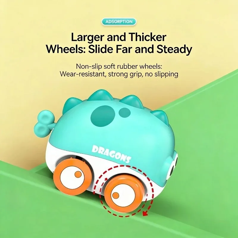 Baby Power Car Amphibious Multi Gameplay Cute Dinosaur Clockwork Car Baby Water Play Toy Exercise Hand Eye Coordination Ability