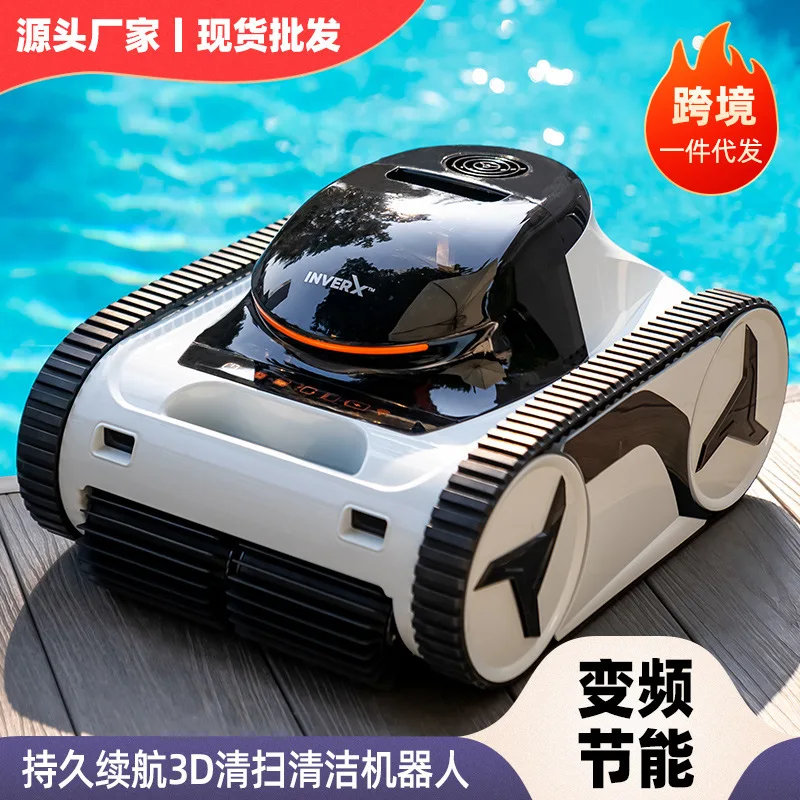 Wireless Robotic Pool Cleaner For Inground and Above Ground Pools Cordless Automatic Vacuum Cleaner