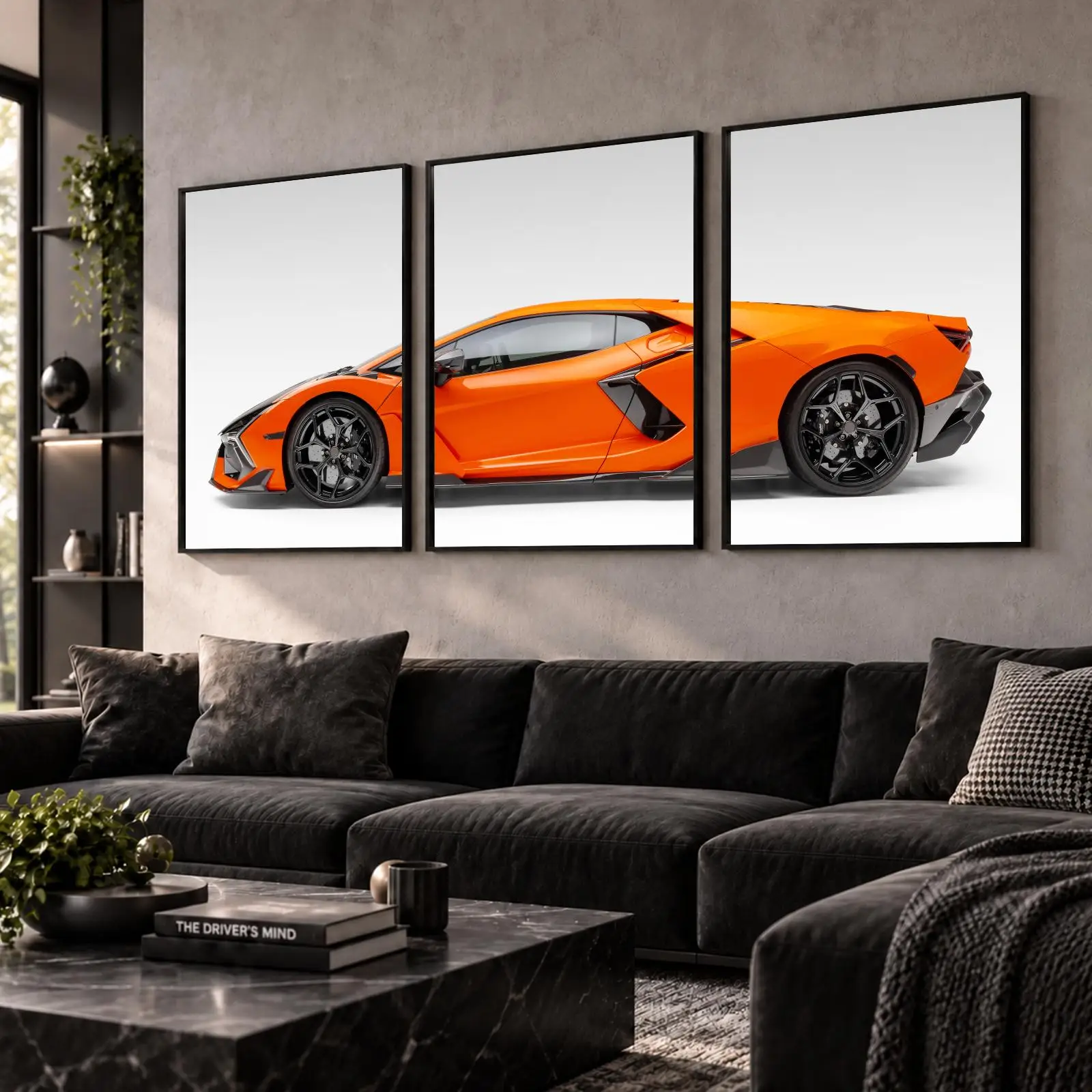 R-RevueltO Carbon Aero Painting Calligraphy Wall Art Canvas Poster Collection Prints for Bedroom Living Room Home Decoration