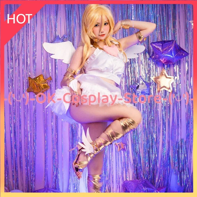 Panty Anarchy Angel Dress Cosplay Costume Anime Panty & Stocking Cosplay Party Suit Halloween Uniforms Custom Made