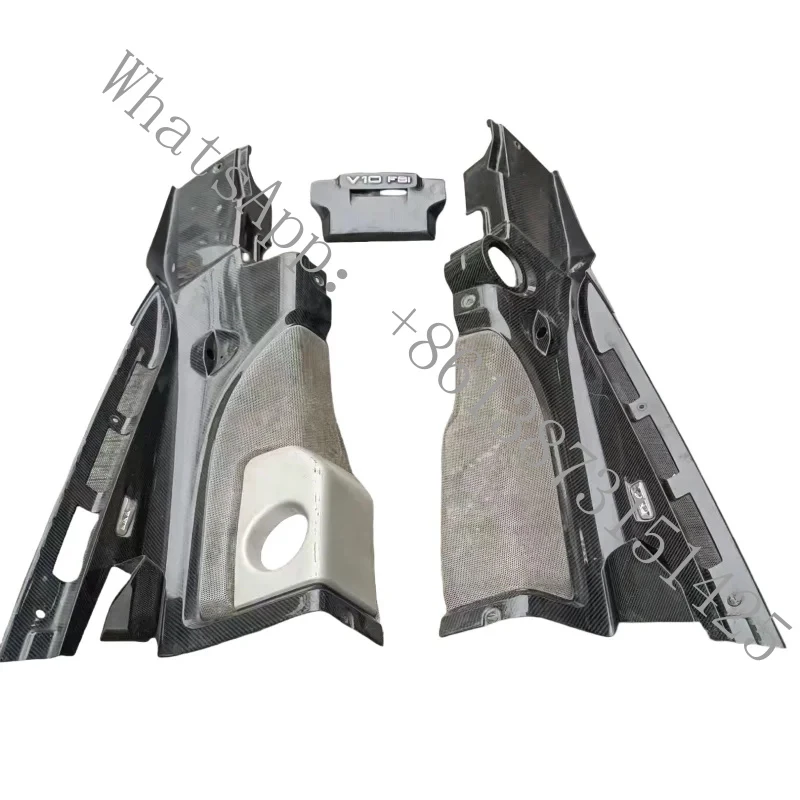 

Suitable 08-15 R8 V8 V12 Engine Cover Engine Trim Panel Left and Right Carbon Fiber Engine Compartment Cover 420103926