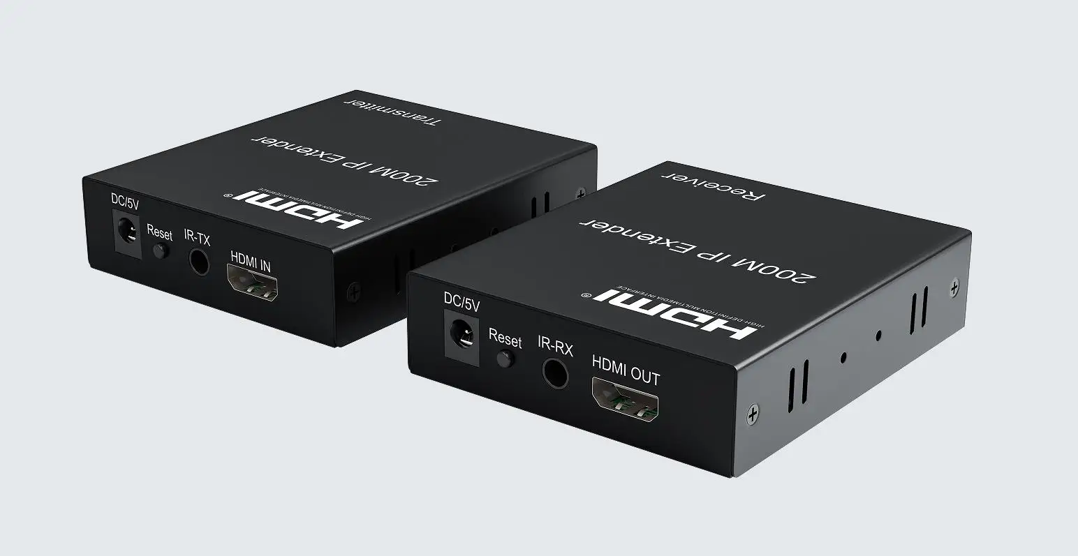 

IP-удлинитель HDMI, 150 м, удлинитель кабеля Ethernet HDMI, 200 м, через сетевой кабель Cat5e Cat6, видеопередатчик и преобразователь приемника