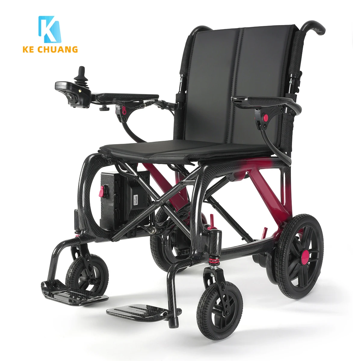 

2026 140KG Max Loading Capacity OEM Rehabilitation Equipment Folding Carbon Fiber Lightweight Electric Wheelchair For Disabled