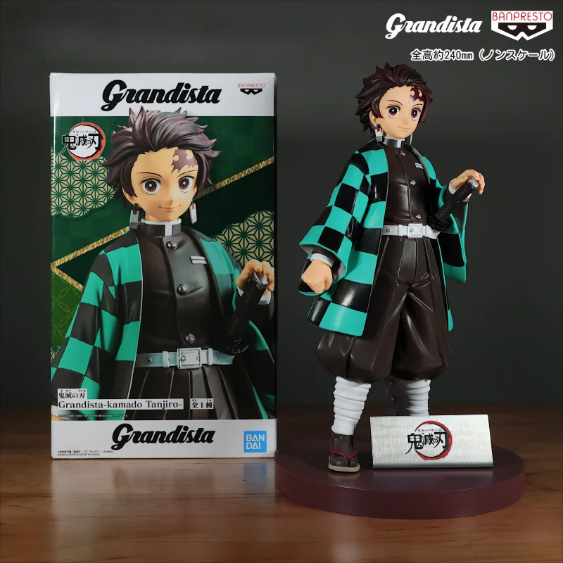 Na Stanie BANDAI BANPRESTO Oryginalna Figurka Akcji Demon Slayer Grandista GROS Kamado Tanjirou Anime Model Kolekcjonerski WB Toys