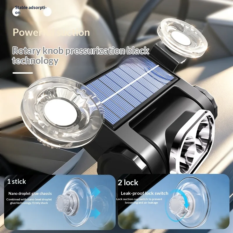 Solar Powered Wireless Anti Rear-End Collision Strobe Warning Light, Universal High-Brightness LED Safety Alert Flashing Lamp