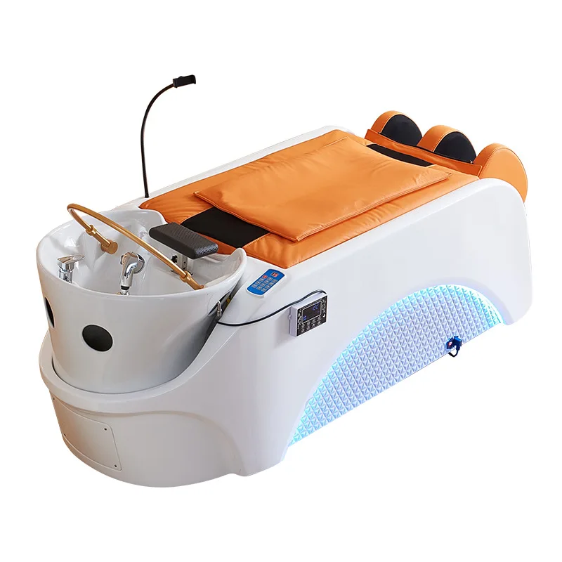 تدليك كهربائي أوتوماتيكي بالكامل، سرير شامبو موسع، صالون حلاقة خاص لصالون الشعر