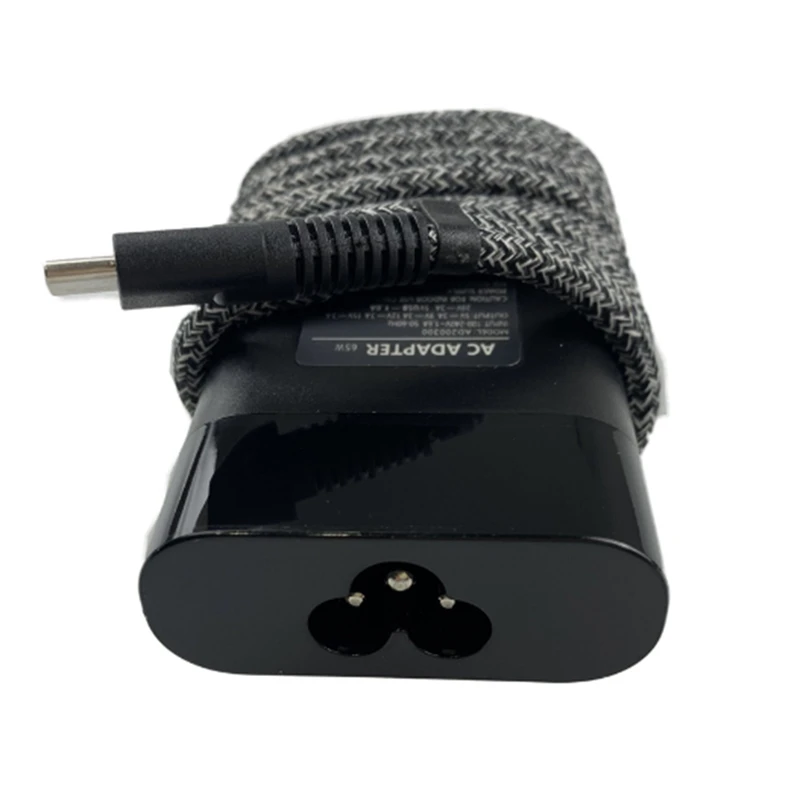 AC240V ramping 65W USB C Charger, untuk Hp Elitebook Chromebook Spectre pengisian cepat Laptop Tipe C Power Adapter US Plug