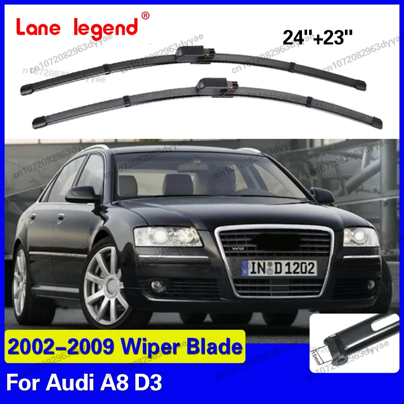 

Для Audi A8 D3 2002-2009: Комплект из 2 щеток стеклоочистителя лобового стекла, аксессуары для окон 2003 2004 2005 2006 2007 2008