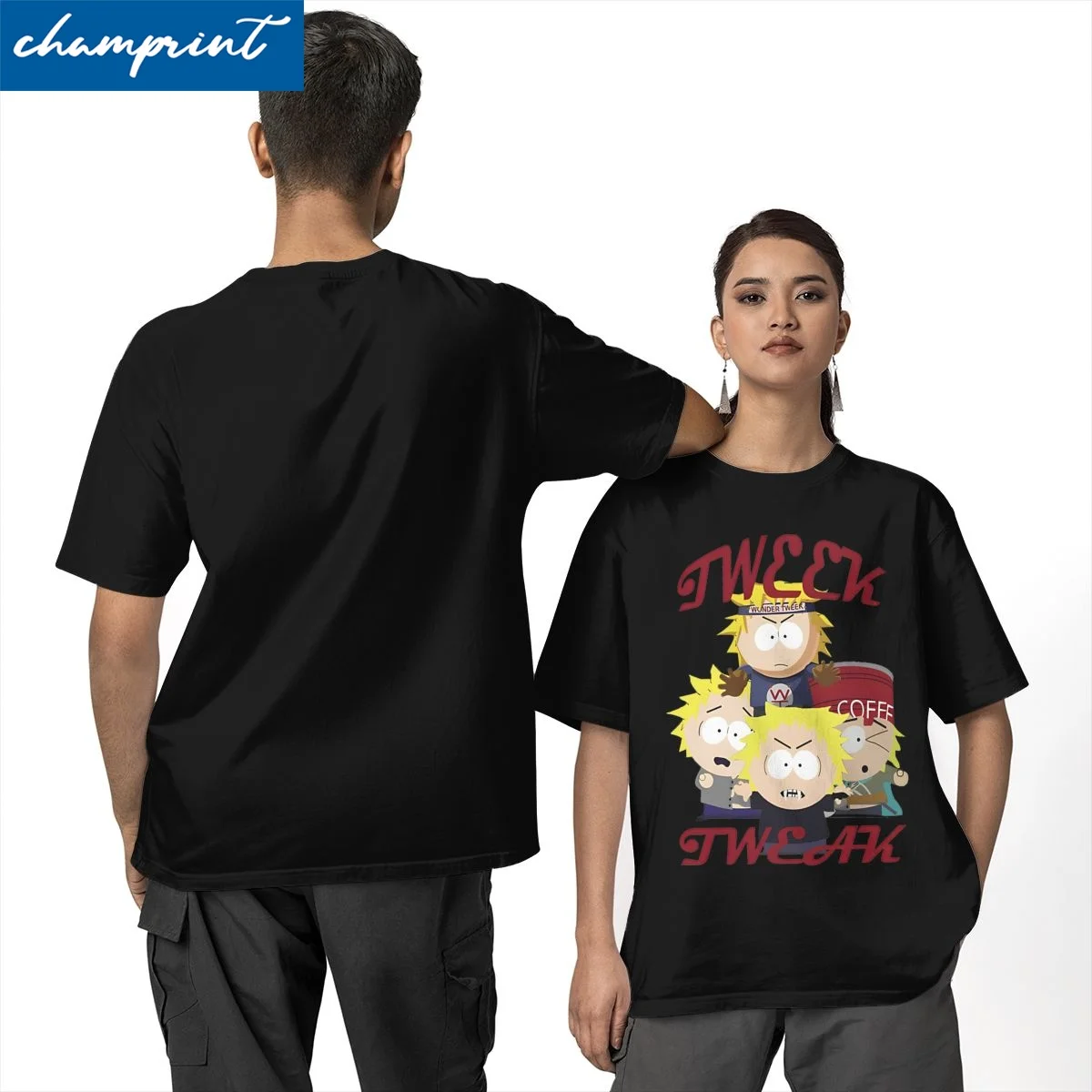 Tweek Tweak Souths Parks T Shirts Men Women's Cotton Awesome T-Shirts O Neck Tees Short Sleeve Clothes Plus Size