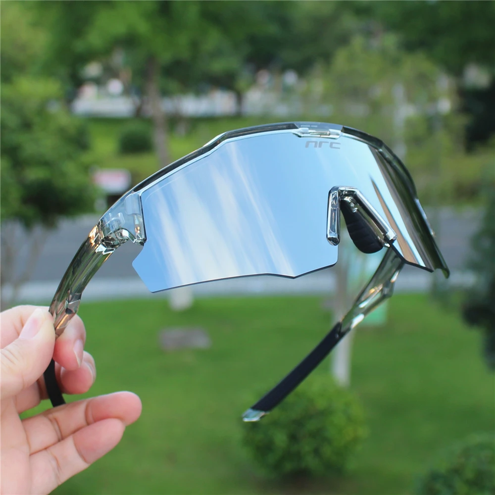 NRC UV400 TR90 Radsport-Sonnenbrille, Sport-Fahrradbrille für Männer und Frauen, MTB, Mountainbike, Angeln, Wandern, Reiten – Detail 5