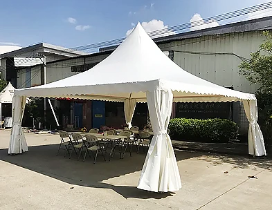 Outdoor Event Trade Show Tents Aluminum Alloy Frame 650g/sqm  Fabric Waterproof Transparent Pagoda Party  Color