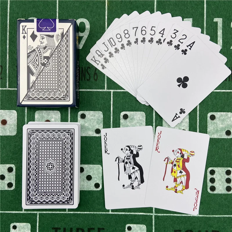 Durable Poker Cards 1 Deck – Waterproof PVC Playing Cards for Casino, Home, Bar Games, Texas Hold'em & Baccarat