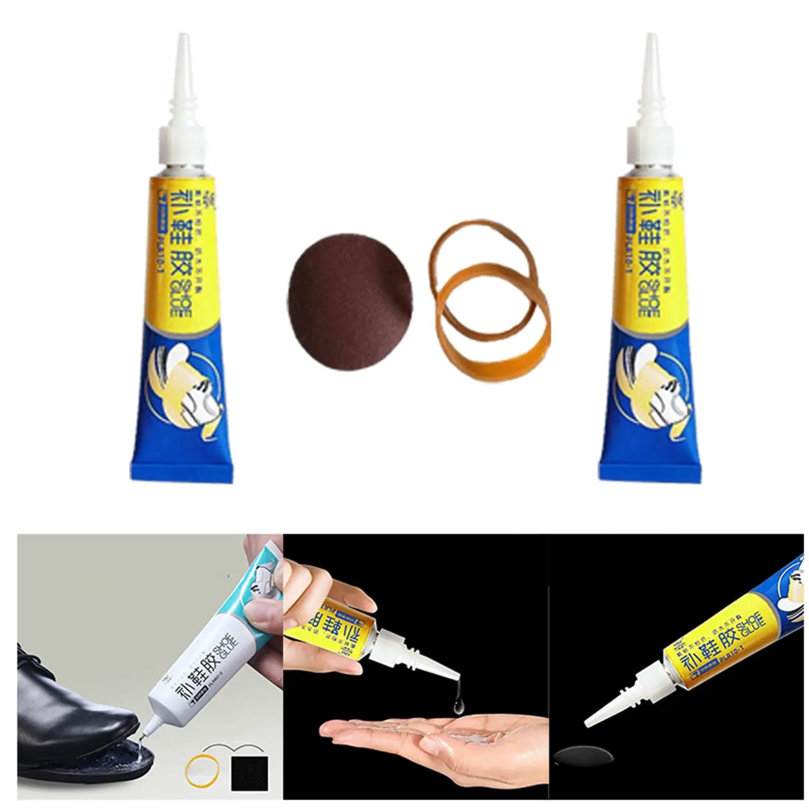 

Shoe Repair Glue Sturdy Adhesive Glue for Leather Hiking Boots Running Shoes