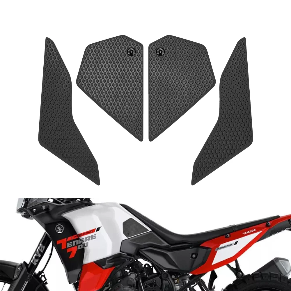 For Yamaha Ténéré Tenere700 World Raid 2026  Motorcycle Tank Traction Pad Anti Slip Sticker Gas Knee Grip Protector