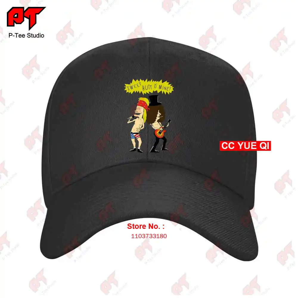 Beavis And Butthead X Guns N Roses Sweet Butt O Mine Baseball Caps Truck Cap CEL1