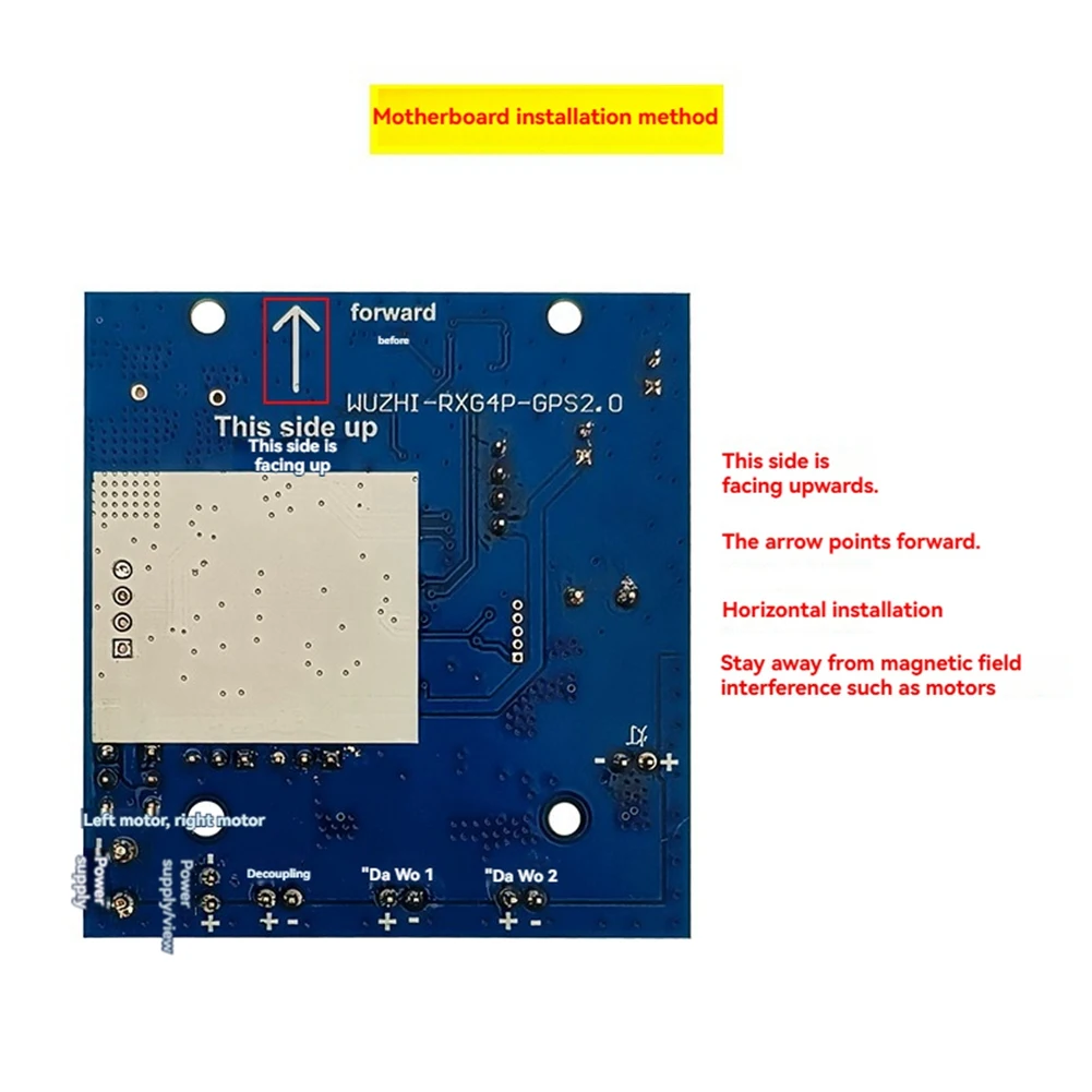 ABGI-Fixed-Speed Cruise Control System RXG4P-TXG3 7-30V Remote Controller Receiver Kit Gyro Handle For RC Bait Boat