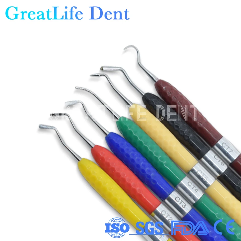 

GreatLife Dent High Quality Dental Repair Equipment Composite Resin Filling Spatula Aesthetic Restoration Resin Filler Set