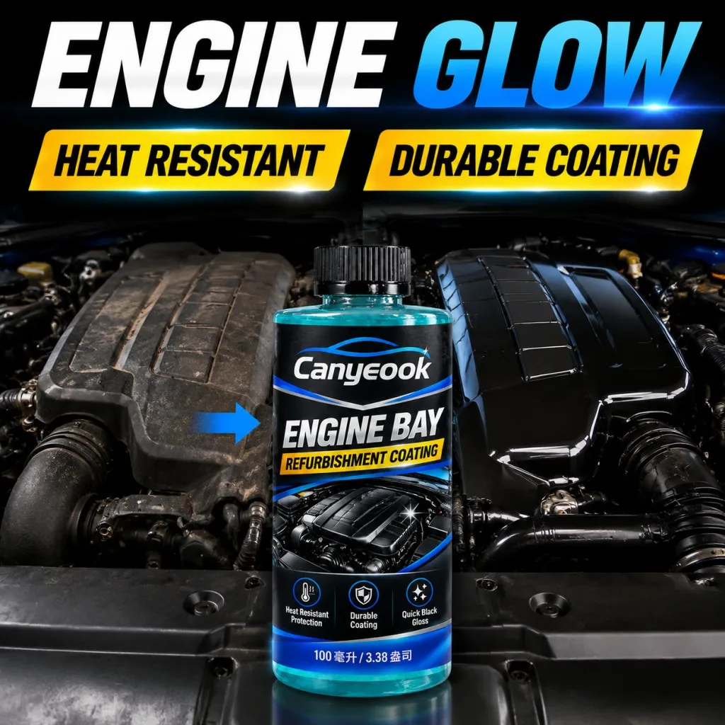 CANYEOOK Engine Bay Dressing - Heat-Resistant, Leak-Proof Protection, Durable Coating Blocks Dirt & Moisture, 100ml